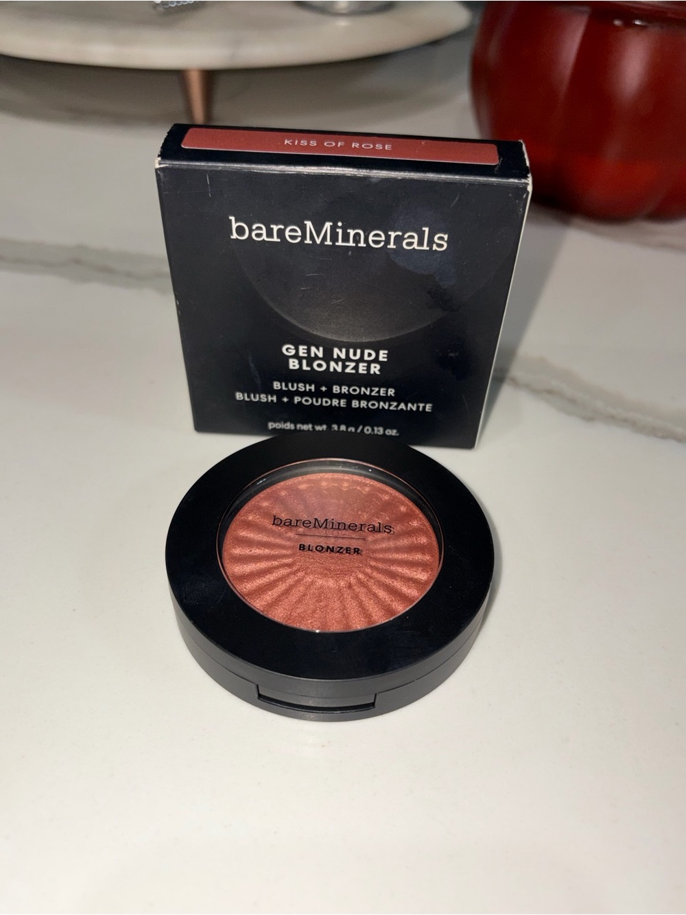 bareMinerals Shimmering Copper-Peach Baked Blush
